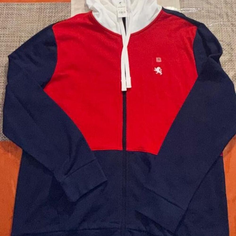 Express Men's multi colored Hoodie sz XL